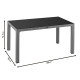Τραπέζι Explore με UV protection PP καφέ 150x90x73.5εκ