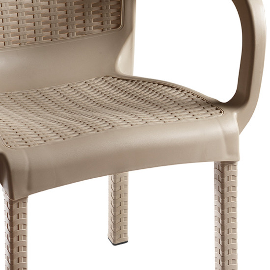 Πολυθρόνα Festive PP cappucino **