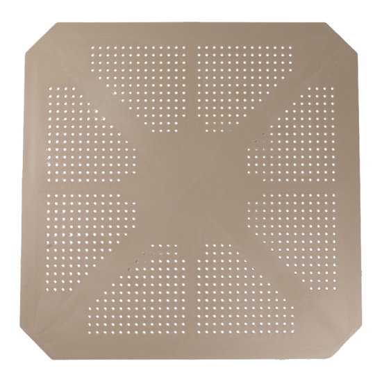 Τραπέζι Icon  PP σε απόχρωση cappucino 80x80x74.5εκ **