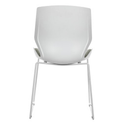 Καρέκλα γραφείου επισκέπτη Genuine PP λευκό-γκρι **