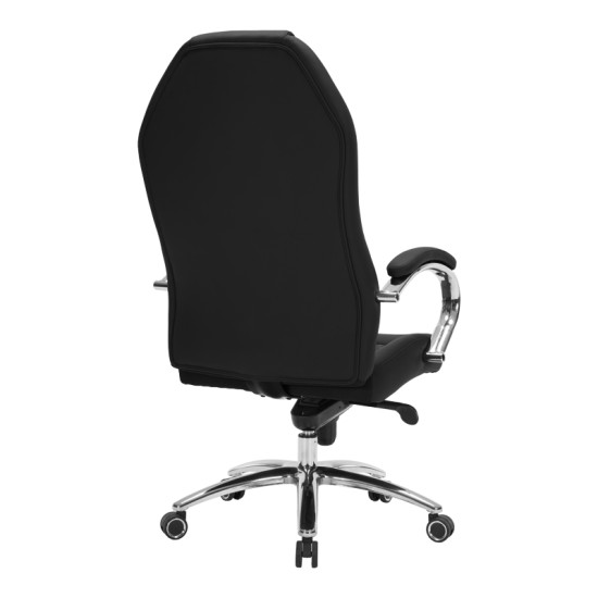 Καρέκλα γραφείου διευθυντή Ionia μαύρο PU 67x49,5x115-123εκ **
