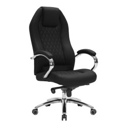 Καρέκλα γραφείου διευθυντή Ionia μαύρο PU 67x49,5x115-123εκ **