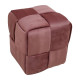 Σκαμπό Jisko σάπιο μήλο βελούδο 38x38x40εκ **