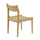 Καρέκλα Martina ξύλο οξιάς φυσικό-έδρα φυσικό σχοινί 46x49x81εκ