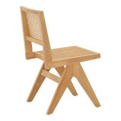 Καρέκλα Winslow φυσικό rubberwood 45x56x82εκ **