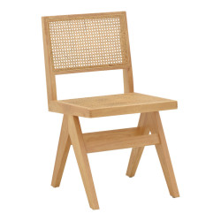 Καρέκλα Winslow φυσικό rubberwood 45x56x82εκ **