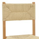 Καρέκλα Oarvine φυσικό rubberwood-φυσικό σχοινί 46x52x88εκ **