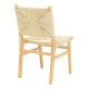 Καρέκλα Arten σχοινί-rubberwood σε φυσική απόχρωση 60x55x85εκ **