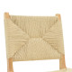 Καρέκλα Arten σχοινί-rubberwood σε φυσική απόχρωση 60x55x85εκ **