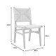 Καρέκλα Arten σχοινί-rubberwood σε φυσική απόχρωση 60x55x85εκ **