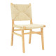 Καρέκλα Arten σχοινί-rubberwood σε φυσική απόχρωση 60x55x85εκ **