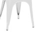 Καρέκλα Utopia λευκό μέταλλο 44x44x85εκ **