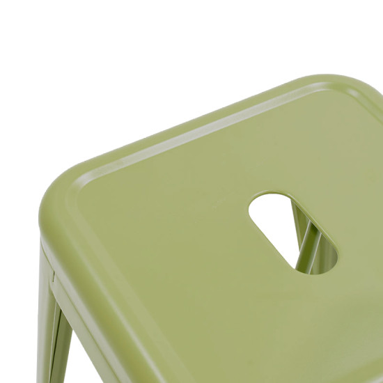 Σκαμπό μπαρ Utopia μέταλλο σε λαδί απόχρωση 42x42x76εκ ** Σκαμπό μπαρ Utopia μέταλλο σε λαδί απόχρωση 42x42x76εκ **