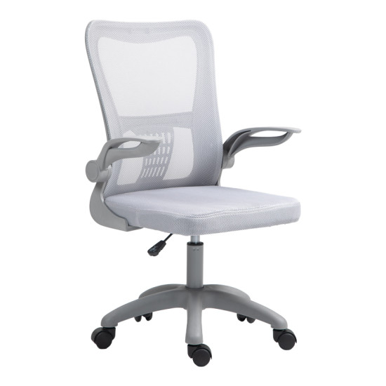Καρέκλα γραφείου εργασίας Annalise mesh γκρι 57x53x100εκ **