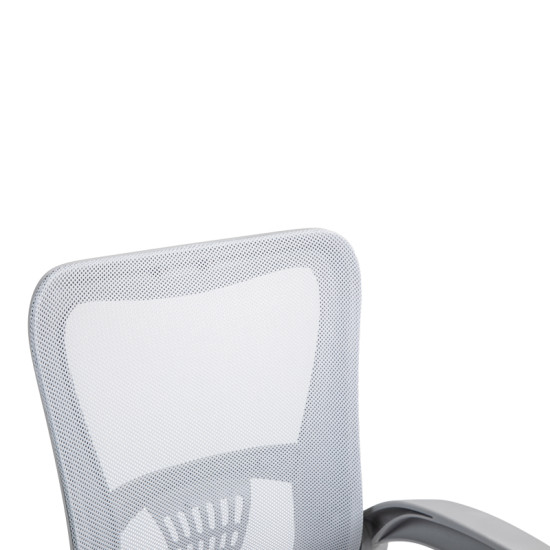 Καρέκλα γραφείου εργασίας Annalise mesh γκρι 57x53x100εκ **