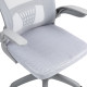 Καρέκλα γραφείου εργασίας Annalise mesh γκρι 57x53x100εκ **