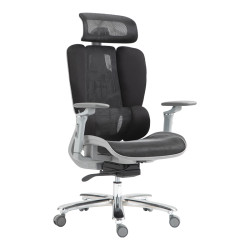 Καρέκλα γραφείου διευθυντή Chocky μαύρο mesh 68x69x120εκ **