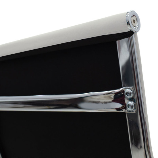 Καρέκλα γραφείου διευθυντή Valter λευκό pu 55.5x58x108εκ **