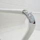 Καρέκλα γραφείου επισκέπτη Valter λευκό pu 55.5x48x88εκ **