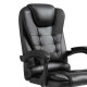 Καρέκλα γραφείου διευθυντή Benett μαύρο pu 62x48x110εκ **