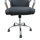 Καρέκλα γραφείου διευθυντή Quilted pu μαύρο 62x70x116εκ **