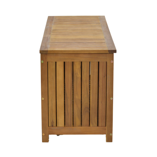 Μπαούλο Zarco ξύλο ακακίας φυσικό 130x45x58εκ **