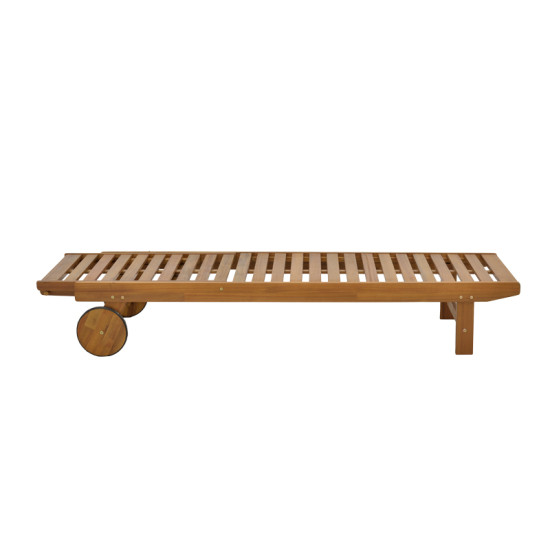 Ξαπλώστρα Weylar ξύλο ακακίας φυσικό 60x193x30εκ **