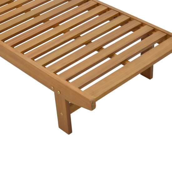 Ξαπλώστρα Weylar ξύλο ακακίας φυσικό 60x193x30εκ **
