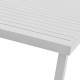 Τραπέζι Kliton  αλουμινίου λευκό 150x80x74εκ **