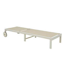 Ξαπλώστρα Mailo λευκό αλουμίνιο και textilene σε μπεζ απόχρωση 71x206x30εκ ** Ξαπλώστρα Mailo λευκό αλουμίνιο και textilene σε μπεζ απόχρωση 71x206x30εκ **