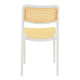 Καρέκλα Westley pp φυσικό-λευκό 55x47x81εκ **