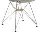 Καρέκλα Adelle PP διάφανο γκρι-inox πόδι 46x55x81εκ **