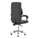 Καρέκλα γραφείου διευθυντή Glorin μαύρο pu 60x68x128εκ **