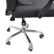 Καρέκλα γραφείου διευθυντή Glorin μαύρο pu 60x68x128εκ **