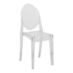 Καρέκλα Narova διάφανο PC 40x45x92εκ - 4τμχ. **
