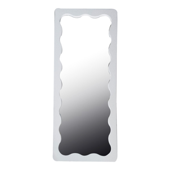 Καθρέπτης Werdy Inart ξύλο σε λευκή απόχρωση 65x2.4x170εκ **