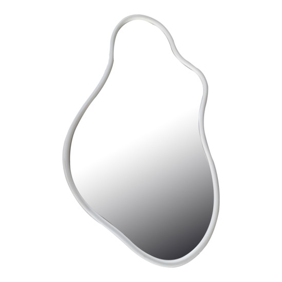 Καθρέπτης Decorde Inart ξύλο σε λευκή απόχρωση 90x3.5x150εκ **