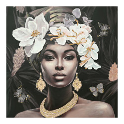 Πίνακας σε καμβά Beauty 3D Inart 100x3x100εκ ** Πίνακας σε καμβά Beauty 3D Inart 100x3x100εκ **