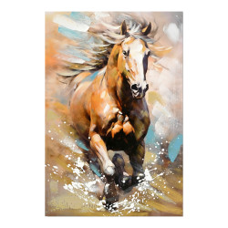 Πίνακας σε καμβά Horse Inart 60x3x90εκ ** Πίνακας σε καμβά Horse Inart 60x3x90εκ **
