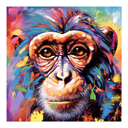 Πίνακας σε καμβά Bano Inart 80x3x80εκ ** Πίνακας σε καμβά Bano Inart 80x3x80εκ **