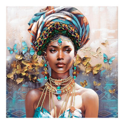 Πίνακας σε καμβά Baba 3D Inart 100x3x100εκ ** Πίνακας σε καμβά Baba 3D Inart 100x3x100εκ **