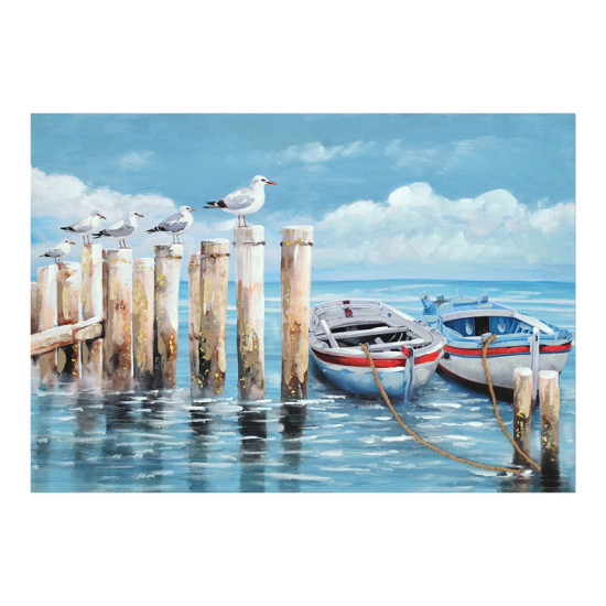 Πίνακας σε καμβά Port Inart 100x3x70εκ **