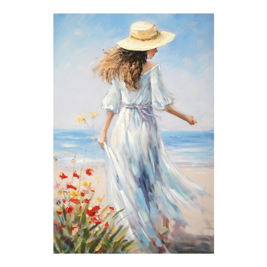 Πίνακας σε καμβά Avra Ι Inart 60x3x90εκ **