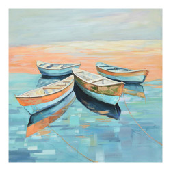 Πίνακας σε καμβά Boatty Inart 100x3x100εκ ** Πίνακας σε καμβά Boatty Inart 100x3x100εκ **