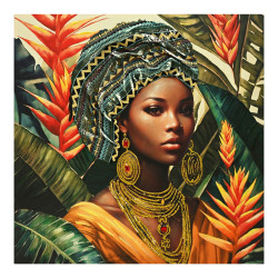 Πίνακας σε καμβά Gangalo 3D Inart 100x3x100εκ ** Πίνακας σε καμβά Gangalo 3D Inart 100x3x100εκ **