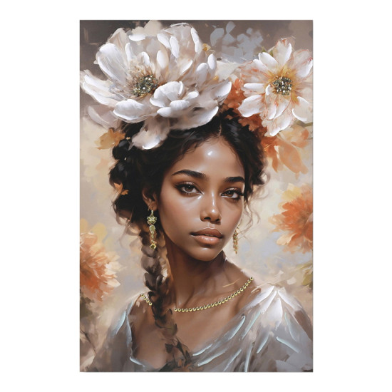 Πίνακας σε καμβά Lilibet Inart 60x2.5x90εκ **