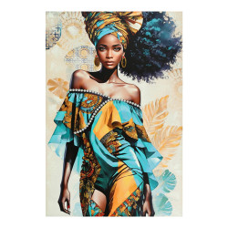 Πίνακας σε καμβά Georgina I 3D Inart 80x3x120εκ ** Πίνακας σε καμβά Georgina I 3D Inart 80x3x120εκ **