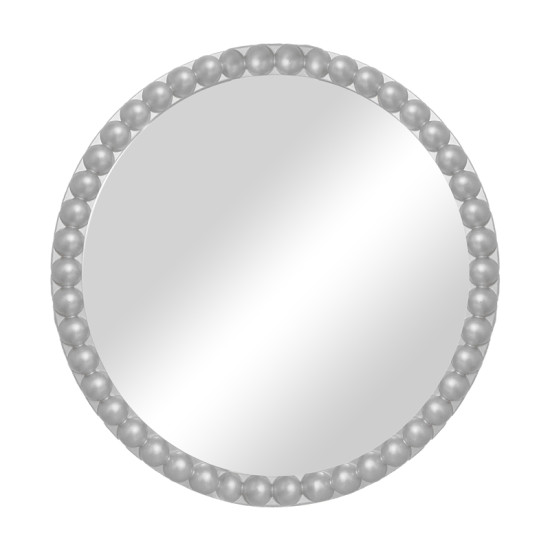 Καθρέπτης Mebel Inart ασημί pp Φ60x3.5εκ **