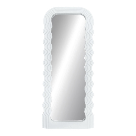 Καθρέπτης Maraya Inart λευκό PP 46x3.2x110εκ **