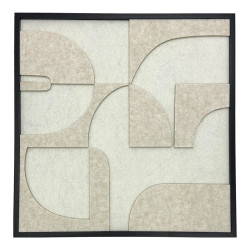 Πίνακας με πλαίσιο Jeire Inart λευκό 62x2.5x62εκ ** Πίνακας με πλαίσιο Jeire Inart λευκό 62x2.5x62εκ **